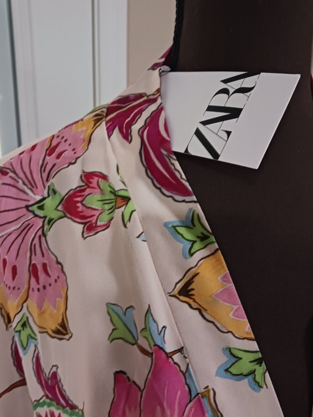 NWT - PRINTED XL KIMONO ROBE WITH BELT - Picture 3 of 7